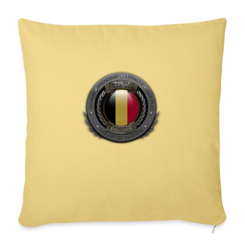 TAW SEAL flags Belgium - Throw Pillow Cover 17.5” x 17.5”