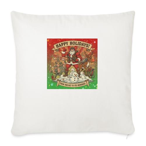 taw santa - Throw Pillow Cover 17.5” x 17.5”