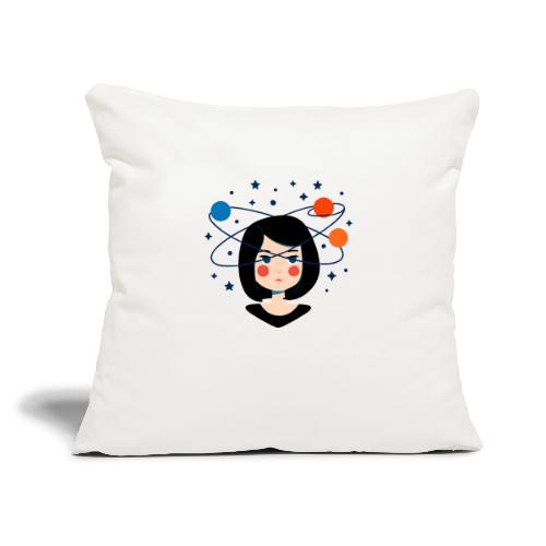 Spaced Out Girl – Mouse Pad - Throw Pillow Cover 17.5” x 17.5”