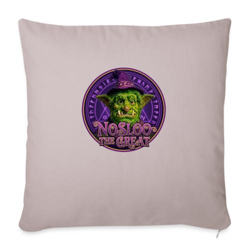 Nosloo the Great - Throw Pillow Cover 17.5” x 17.5”