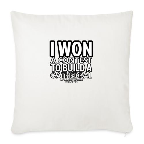 CONTEST WINNER 2 - Throw Pillow Cover 17.5” x 17.5”