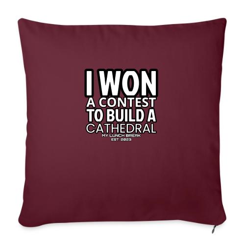 CONTEST WINNER 2 - Throw Pillow Cover 17.5” x 17.5”