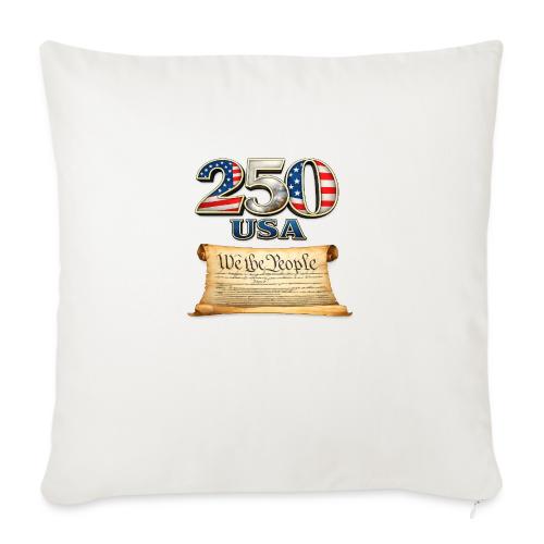 250th anniversary celebration of America - Throw Pillow Cover 17.5” x 17.5”