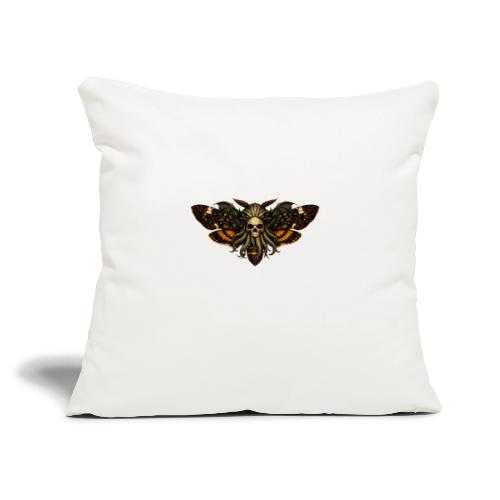 Cthulhu Moth Skull - Throw Pillow Cover 17.5” x 17.5”