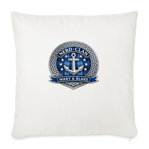 THE NERDCLAN - Throw Pillow Cover 17.5” x 17.5”