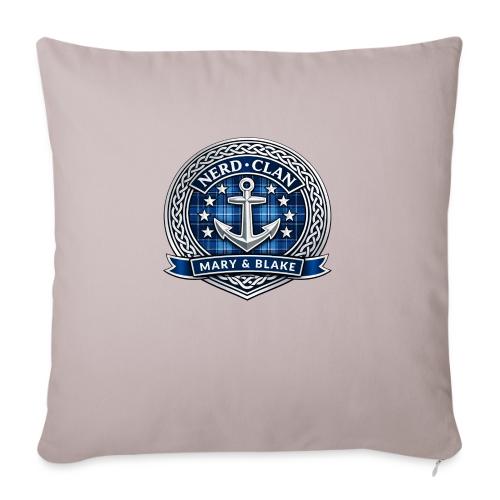 THE NERDCLAN - Throw Pillow Cover 17.5” x 17.5”