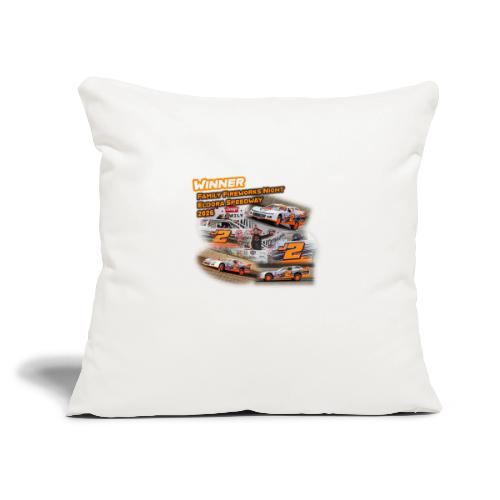 Rob Trent Eldora Speedway FFN#1 Design 2 - Throw Pillow Cover 17.5” x 17.5”