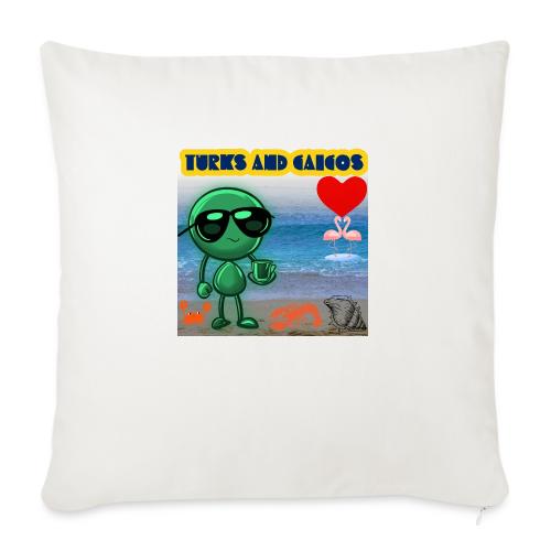 Smoon City_Turks and Caicos - Throw Pillow Cover 17.5” x 17.5”