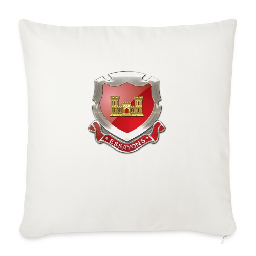 USACE Regimental Insignia - Throw Pillow Cover 17.5” x 17.5”