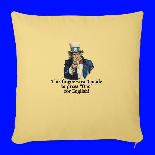 Uncle Sam - Finger - Throw Pillow Cover 17.5” x 17.5”