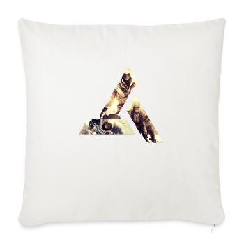 Assassins creed - Throw Pillow Cover 17.5” x 17.5” - natural white - Front