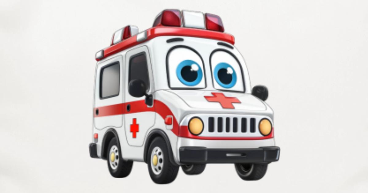 Funny Ambulance' Throw Pillow Cover 18” x 18” | Spreadshirt