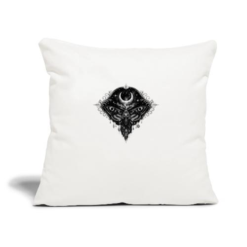 Crescent Moth - Throw Pillow Cover 17.5” x 17.5”