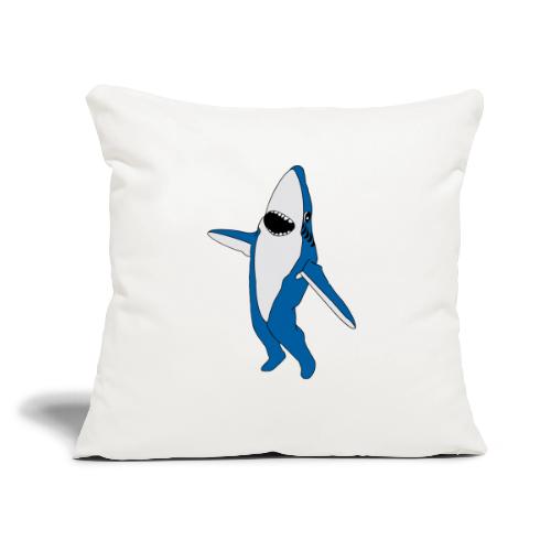 Dancing Shark! - Throw Pillow Cover 17.5” x 17.5”