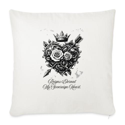 Royal Heart T-Shirt, Mug, & Leggings - Throw Pillow Cover 17.5” x 17.5”