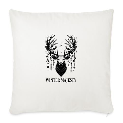 Majestic Reindeer T-Shirt, Poster, & Mug - Throw Pillow Cover 17.5” x 17.5”