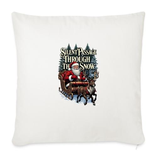 Nostalgic Santa T-Shirt - Throw Pillow Cover 17.5” x 17.5”