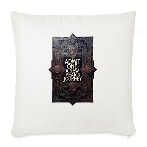 Art Deco VIP Pass T-Shirt - Throw Pillow Cover 17.5” x 17.5”