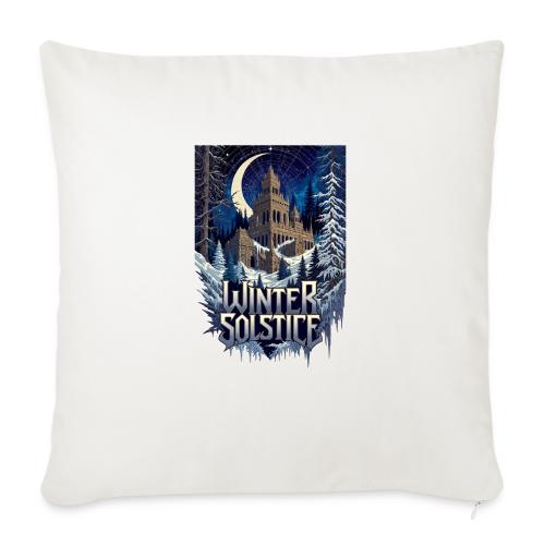 Gothic Solstice T-Shirt, Premium - Throw Pillow Cover 17.5” x 17.5”