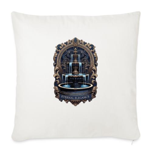 Gilded Baroque Fountain T-Shirt - Throw Pillow Cover 17.5” x 17.5”