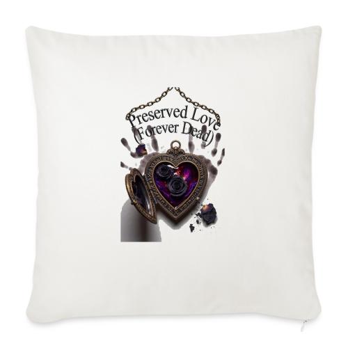 Preserved Love (Forever Dead) T-Shirt - Throw Pillow Cover 17.5” x 17.5”