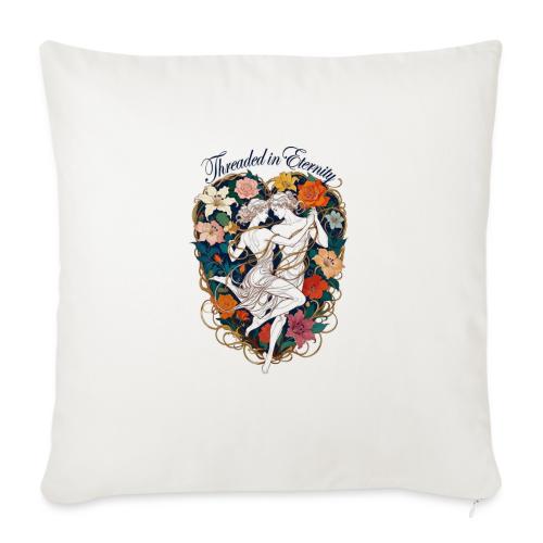 Threaded in Eternity T-Shirt - Throw Pillow Cover 17.5” x 17.5”