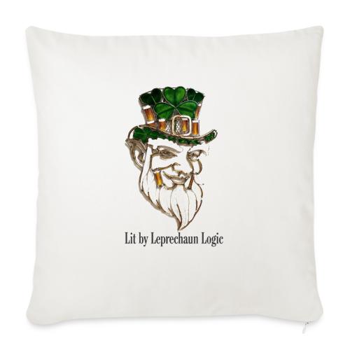Leprechaun Lantern Mischief T-Shirt - Throw Pillow Cover 17.5” x 17.5”