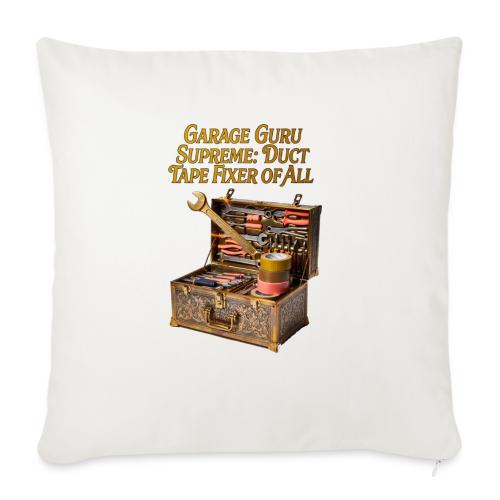 Garage Guru T Shirt - Throw Pillow Cover 17.5” x 17.5”
