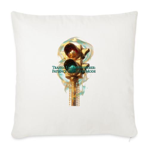 Traffic Light Whisperer T Shirt - Throw Pillow Cover 17.5” x 17.5”