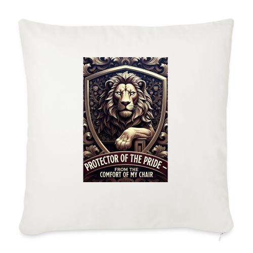 Lion King T Shirt, Funny Low-Effort Father Gift - Throw Pillow Cover 17.5” x 17.5”