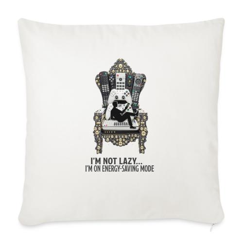 Remote Throne Procrastinator T Shirt, Dad Gift - Throw Pillow Cover 17.5” x 17.5”