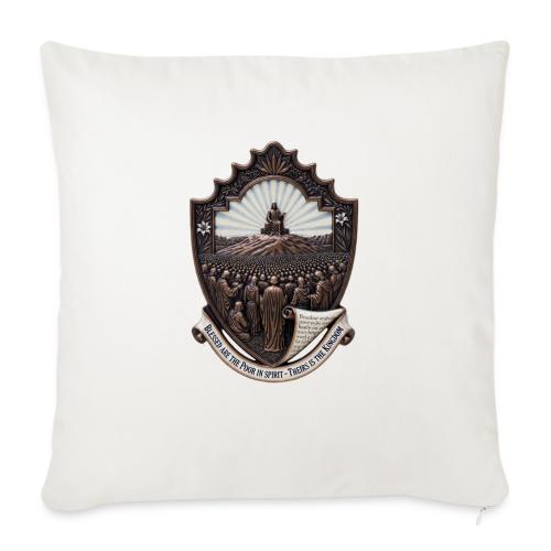 Sermon on the Mount T Shirt, Christian Faith Gift - Throw Pillow Cover 17.5” x 17.5”