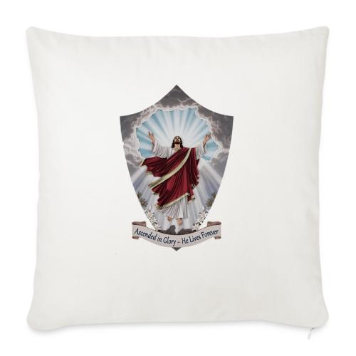 Easter Ascended in Glory T Shirt,Resurrection Gift - Throw Pillow Cover 17.5” x 17.5”