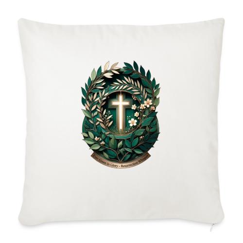Easter Ever Green in Glory Laurel T Shirt, Gift - Throw Pillow Cover 17.5” x 17.5”