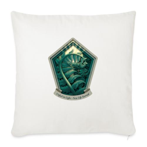 Easter Unfurl in Light Fern T Shirt, Spring Gift - Throw Pillow Cover 17.5” x 17.5”