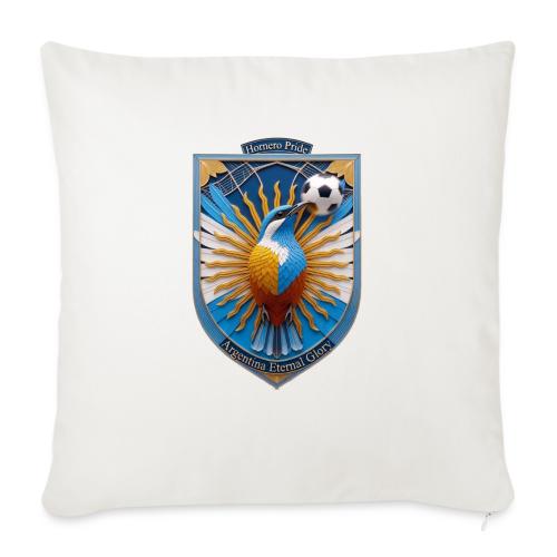 Argentina Hornero Soccer T Shirt, Football Gift - Throw Pillow Cover 17.5” x 17.5”