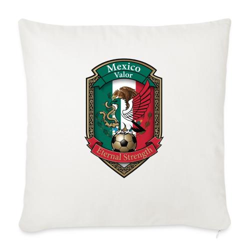 Mexico Eagle Valor T-Shirt, Pride Badge Gift - Throw Pillow Cover 17.5” x 17.5”