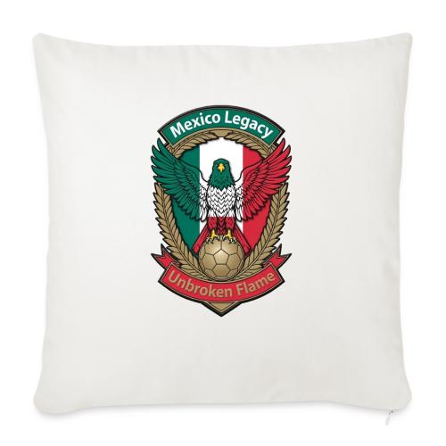 Mexico Eagle Legacy T-Shirt, Mexican Pride Gift - Throw Pillow Cover 17.5” x 17.5”