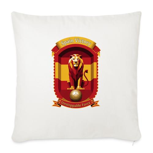 Spain Lion Victory T-Shirt, Flag Pride Crest Gift - Throw Pillow Cover 17.5” x 17.5”