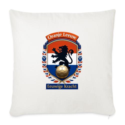 Netherlands Lion Premium T-Shirt, Dutch Flag Gift - Throw Pillow Cover 17.5” x 17.5”