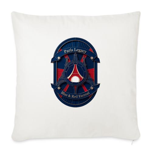 Paris Pride Heritage T Shirt, Soccer Fan Gift - Throw Pillow Cover 17.5” x 17.5”