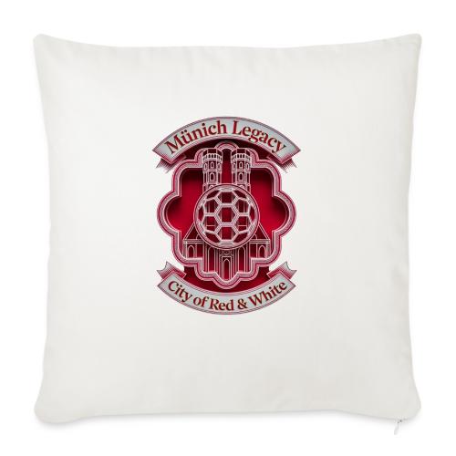 Munich Pride Fan T Shirt, Football City Pride Gift - Throw Pillow Cover 17.5” x 17.5”