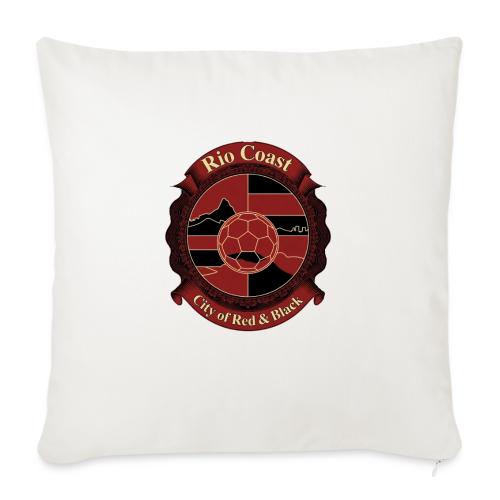 Flamengo Rio Coast T Shirt, Football Pride Gift - Throw Pillow Cover 17.5” x 17.5”