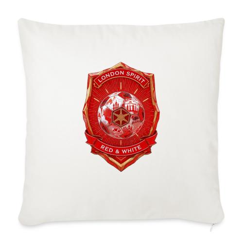 London is Red T Shirt, Football City Pride Gift - Throw Pillow Cover 17.5” x 17.5”