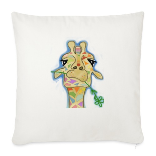 Geometric giraffe - Throw Pillow Cover 17.5” x 17.5”