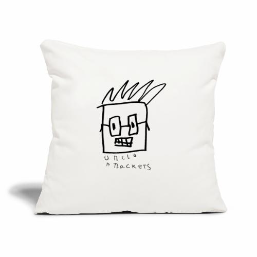 Uncle Knackers Self Portrait. - Throw Pillow Cover 17.5” x 17.5”