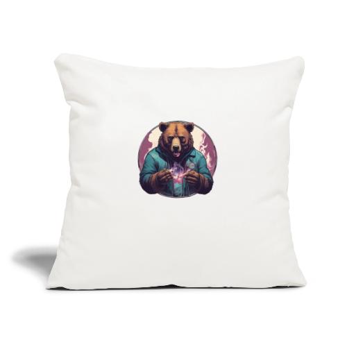 Magical Bear - Throw Pillow Cover 17.5” x 17.5”