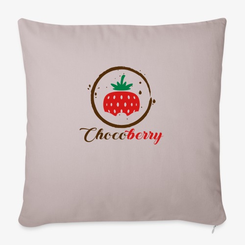 Chocoberry - Throw Pillow Cover 17.5” x 17.5”