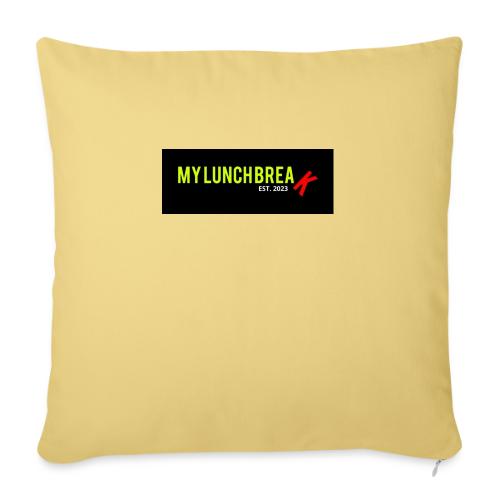 Logo Version 7.24 - Throw Pillow Cover 17.5” x 17.5”