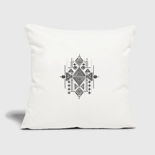 Geometric Aztec pattern - Throw Pillow Cover 17.5” x 17.5”